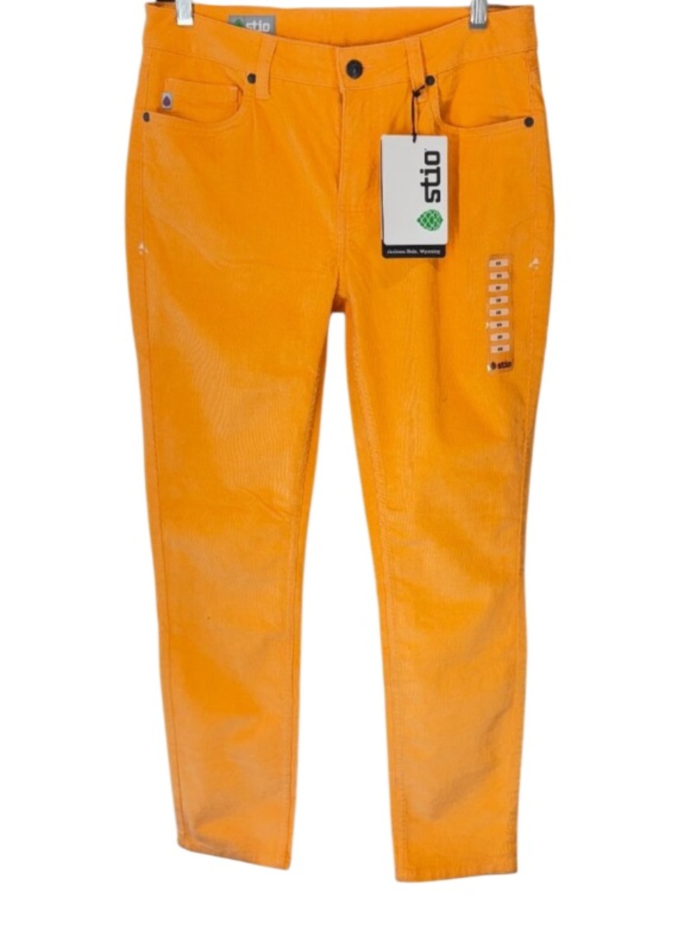 NWT Stio Rivet Cord Corduroy Skinny Pants Cantaloupe